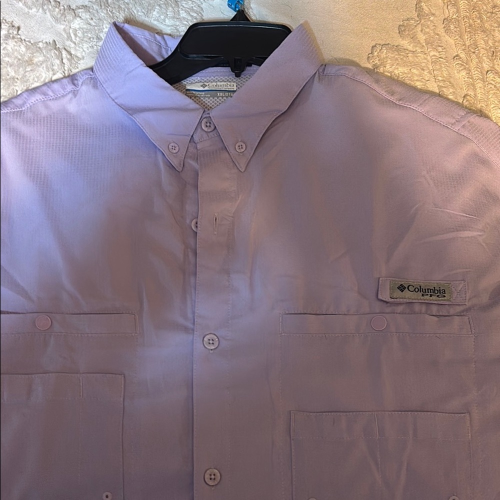 Columbia Tamiami Lavender Shirt XXL